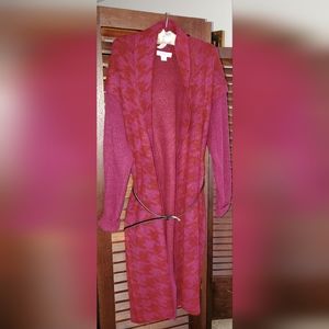 Ladies Liz Claiborne Long Length Cardigan